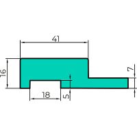 Рейка начальная для реечной панели Ликорн РП-1.Л.16.2800 грунтованная под покраску 2800x65x16 мм — фото 3, Панели