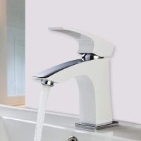 Смеситель для раковины Gappo G07 Белый Хром арт-G1007-7 — фото 10, Смесители для раковины