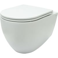 Унитаз Allen Brau Reality 4.32006.20 подвесной Белый без сиденья — фото 1, Подвесные унитазы