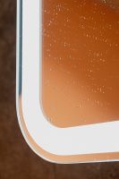 Зеркальный шкаф Silver Mirrors Фиджи Flip 60 LED-00002657 с подсветкой Белый — фото 12, Зеркальные шкафы в ванную