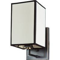 Настенный светильник Divinare Porta 5933/01 AP-1 Кремовый Черный — фото 1, Бра