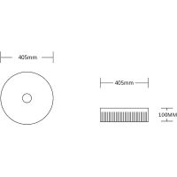 Раковина-чаша Ceruttispa 40 CR8010 9557 Белая — фото 3, Раковины накладные