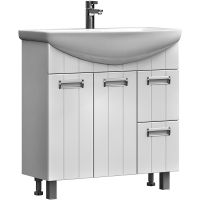 Тумба под раковину Vigo Diana 80 tn.DIA.BAL.80.2D.2Y Белая — фото 1, Тумбы под раковину