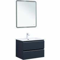 Тумба под раковину Aquanet Вега 70 329590 подвесная Маренго — фото 6, Тумбы под раковину