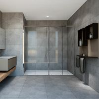 Душевая дверь Vincea Garda 170 VDS-1G2170CL профиль Хром стекло прозрачное — фото 2, Душевые двери в нишу