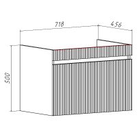 Товар: Тумба под раковину Runo Модена 75 00-00002200 подвесная Белая - фото 9 Тумба под раковину Runo Модена 75 00-00002200 подвесная Белая — фото 9, Тумбы под раковину