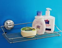 Полка корзина Ridder 12010100 Хром — фото 2, Полки для ванной и душа