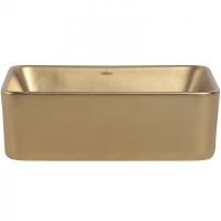 Товар: Раковина-чаша Abber Rechteck 40 AC2213MMG Золото матовое - фото 3 Раковина-чаша Abber Rechteck 40 AC2213MMG Золото матовое — фото 3, Раковины