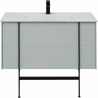 Тумба под раковину Allen Brau Reality 100 1.32007.PWM подвесная Папирус матовый — фото 19, Тумбы под раковину