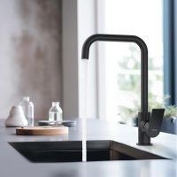 Смеситель для кухни Aquatek Лира AQ1480MB Черный матовый — фото 6, Смесители для кухни