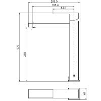 Смеситель для раковины Aquanet Blanco AF420-11W 261817 Белый матовый — фото 2, Смесители