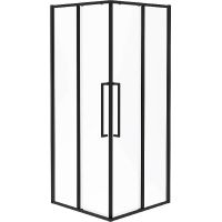 Душевой уголок Esbano Surf 100x100 ESOGS100KVB профиль Черный стекло прозрачное — фото 1, Душевые уголки