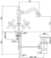 Товар: Смеситель для биде Cezares Atlantis Nostalgia ATLANTIS-NOSTALGIA-BS2-03/24 Золото 24 карата - фото 2 Смеситель для биде Cezares Atlantis Nostalgia ATLANTIS-NOSTALGIA-BS2-03/24 Золото 24 карата — фото 2, Смесители