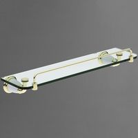 Товар: Стеклянная полка Art&Max Bianchi AM-E-2611-Do Золото - фото 2 Стеклянная полка Art&Max Bianchi AM-E-2611-Do Золото — фото 2, Полки для ванной и душа