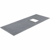 Столешница под раковину Allen Brau Infinity 120 R 1.21014.GR-S Графит структ — фото 2, Столешницы под раковину