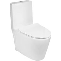 Унитаз компакт WeltWasser Welzbach 001 GL-WT 10000003805 Белый глянец с бачком и сиденьем Микролифт — фото 2, Унитазы