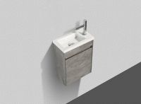 Товар: Тумба под раковину BelBagno Pietra Mini 46 L PIETRA MINI-460-1A-SO-SCM-L подвесная Stucco Cemento - фото 4 Тумба под раковину BelBagno Pietra Mini 46 L PIETRA MINI-460-1A-SO-SCM-L подвесная Stucco Cemento — фото 4, Тумбы под раковину