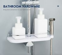 Полка корзина Frap F339 Белая — фото 11, Полки для ванной и душа