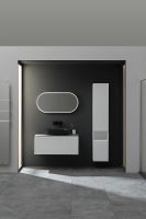 Шкаф пенал Allen Brau Infinity 35 R 1.21009.WM подвесной Белый матовый — фото 27, Пеналы для ванной комнаты