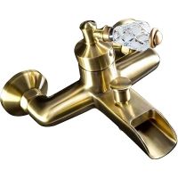 Смеситель для ванны Boheme Vogue Crystal 203-CRST Бронза — фото 1, Смесители