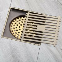 Душевой трап Gappo G81004-4 с решеткой Бронза — фото 5, Трапы для душа