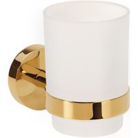 Стакан для зубных щеток Bemeta Brilo 161110012 Золото — фото 1, Мыльницы