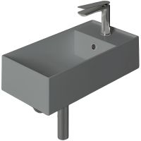 Раковина Simas Agile 50 R AG50 cemento matt*1 Серая матовая — фото 1, Мини-раковины