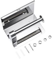 Держатель туалетной бумаги Frap F502 с полкой Хром — фото 5, Аксессуары и оборудование для общественных мест