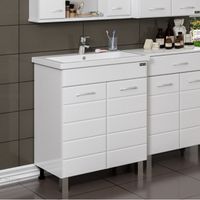 Товар: Тумба под раковину СанТа Омега 70 207037 Белая - фото 4 Тумба под раковину СанТа Омега 70 207037 Белая — фото 4, Тумбы под раковину