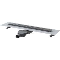 Душевой лоток Boheme Premium Trendy 80 983-80-GM с решеткой Оружейная сталь — фото 1, Душевые лотки