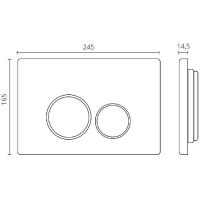 Товар: Клавиша смыва Ctesi Round BK0202129 Бронза - фото 2 Клавиша смыва Ctesi Round BK0202129 Бронза — фото 2, Комплектующие для душевого оборудования