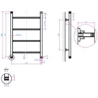 Товар: Водяной полотенцесушитель Boheme Provanse 703 Бронза - фото 2 Водяной полотенцесушитель Boheme Provanse 703 Бронза — фото 2, Водяные полотенцесушители
