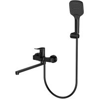 Смеситель для ванны Splenka S31.22.06 универсальный Черный матовый — фото 2, Смесители