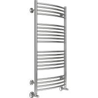 Водяной полотенцесушитель Terminus Классик П20 500x1000 4670078529602 Хром, нижнее подключение, G 1/2" ВР, с угловым соединением — фото 1, Водяные полотенцесушители