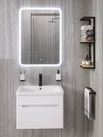 Товар: Зеркало Runo Руан 60 00-00001288 с подсветкой с сенсорным выключателем - фото 2 Зеркало Runo Руан 60 00-00001288 с подсветкой с сенсорным выключателем — фото 2, Зеркала в ванную комнату