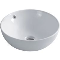 Раковина-чаша Esbano Topaz 42 ESRNTOPA Белая — фото 1, Раковины накладные
