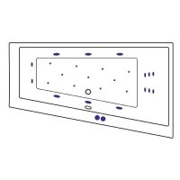 Акриловая ванна Excellent Sfera 170x100 R WAEX.SFP17.ULTRA.GL с гидромассажем — фото 9, Ванны