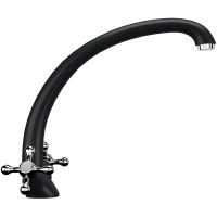 Смеситель для кухни Ulgran Classic U-013-308 Черный — фото 1, Смесители