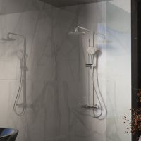 Душевая система Vincea Rondo Хром арт-VSFS-1R1CH — фото 2, Душевые стойки