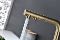 Смеситель для кухни Paulmark Serpentine Se213222-BR Бронза — фото 17, Смесители для кухни