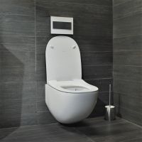 Унитаз Pestan Fluenta Rimless 40006661 подвесной с сидением Микролифт — фото 3, Унитазы