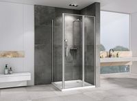 Товар: Душевой уголок Abber Sonnenstrand 140х75 AG04140S-S75 профиль Хром стекло прозрачное - фото 2 Душевой уголок Abber Sonnenstrand 140х75 AG04140S-S75 профиль Хром стекло прозрачное — фото 2, Прямоугольные душевые уголки