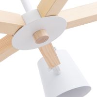 Товар: Люстра Artelamp Oscar A7141PL-5WH Белая Коричневая - фото 2 Люстра Artelamp Oscar A7141PL-5WH Белая Коричневая — фото 2, Люстры