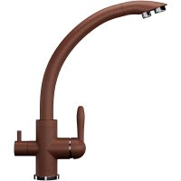 Смеситель для кухни Ulgran Classic U-017-307 Терракот — фото 1, Смесители