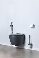 Унитаз Allen Brau Fantasy 4.11004.AN подвесной Антрацит без сиденья — фото 21, Подвесные унитазы