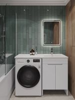 Тумба с раковиной Orange Kandy 120 R OPKD-120TUW+RAR Белый глянец — фото 4, Тумбы с раковиной