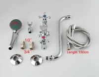 Смеситель для ванны Frap H08 F2208-2 универсальный Хром — фото 14, Смесители