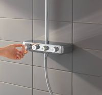 Душевая система Grohe Euphoria с термостатом Хром арт-26508000 — фото 9, Душевые стойки