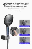 Товар: Смеситель для ванны Gappo G17-9 G3217-9 Оружейная сталь - фото 5 Смеситель для ванны Gappo G17-9 G3217-9 Оружейная сталь — фото 5, Смесители