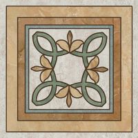 Вставка Kerama Marazzi Эвора глянцевый DC\A36\SG6062RL 9,6х9,6 см — фото 1, Керамическая плитка